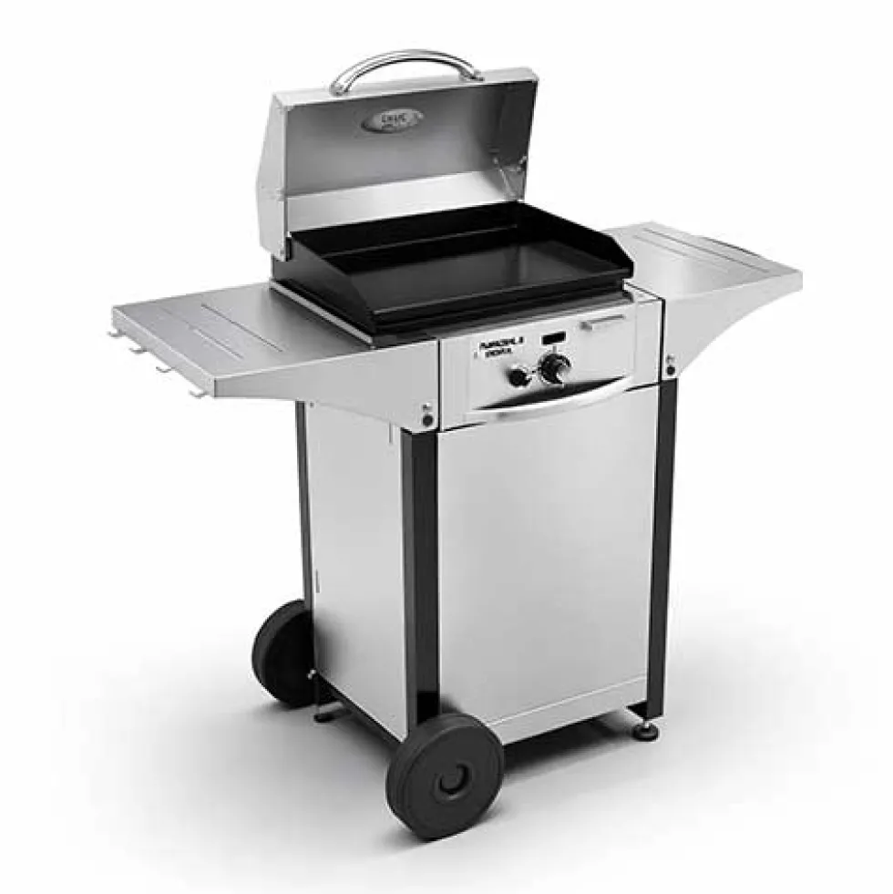 Plancha électrique inox 40 avec chariot - ROLLER GRILL