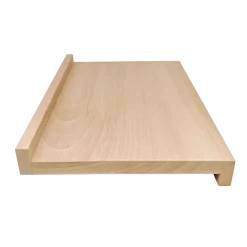 Planche à découper monobloc 2 rebords réversible en Hêtre - TOURNABOIS