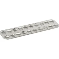 Plaque fer blanc 20 mini-madeleines - GOBEL