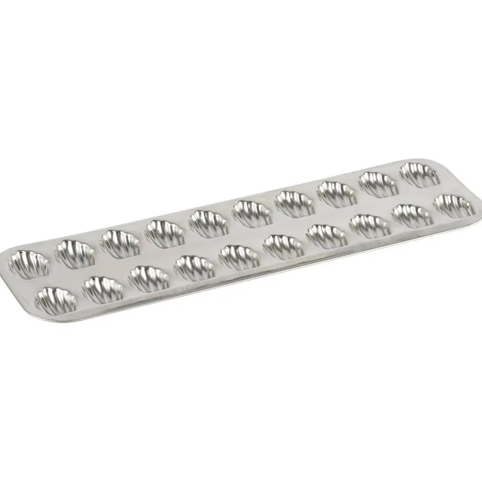 Plaque fer blanc 20 mini-madeleines - GOBEL