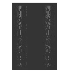 Plaque murale Graphic noire - LE MARQUIER
