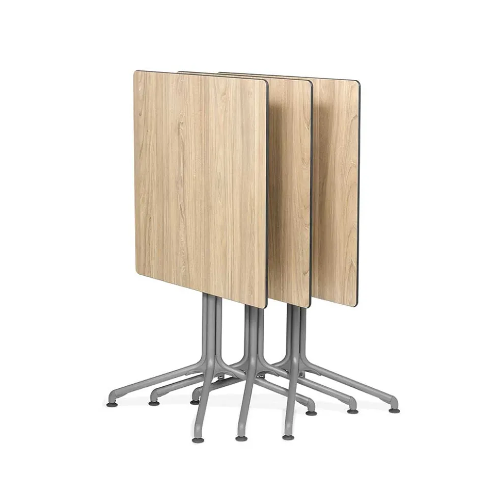 Plateau de table carré 69 cm Horizon panneau stratifié - LAFUMA