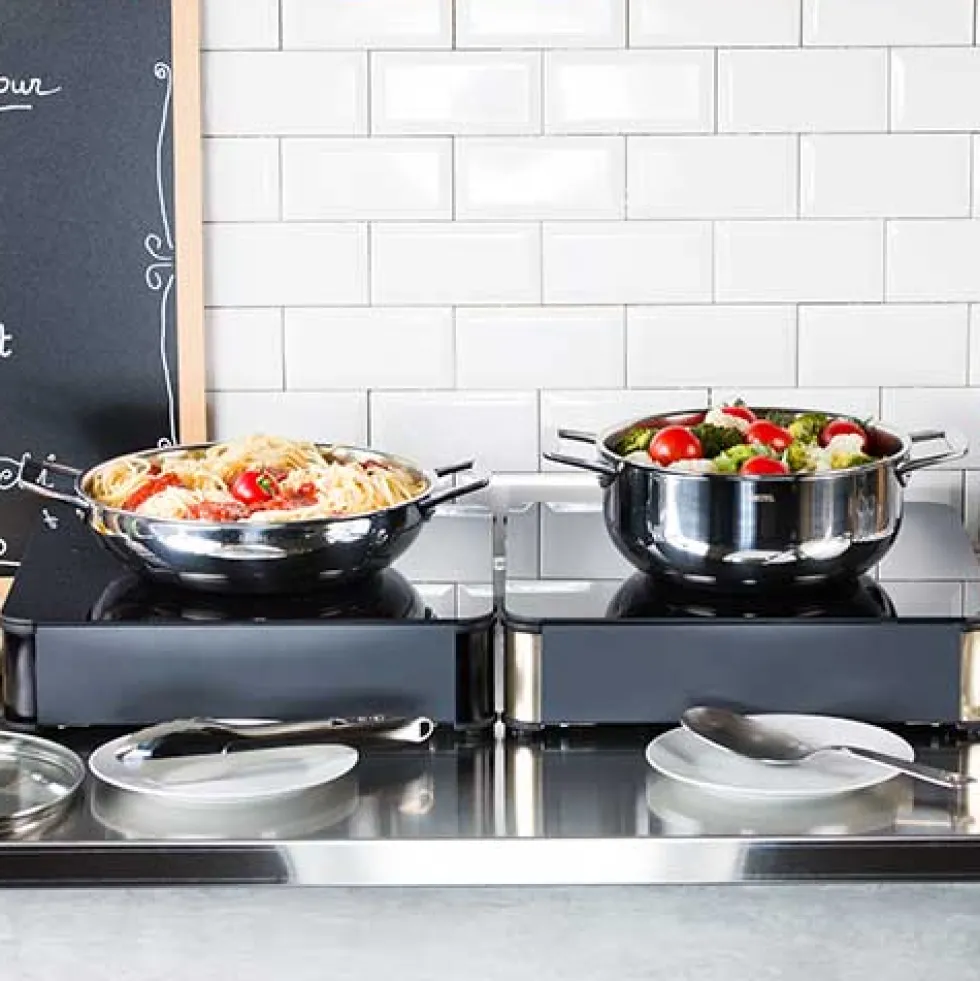 Plat Sautoir Inox Castel'Pro - CRISTEL