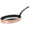 Poêle Ovale Cuivre Etamé Tous Feux - BAUMALU