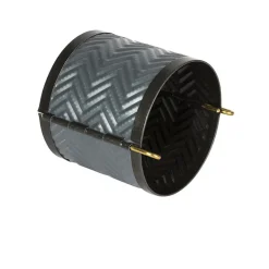Pâté en Croûte Exopan Rond à Chevrons Diamètre 25 cm Hauteur 9 cm - MATFER