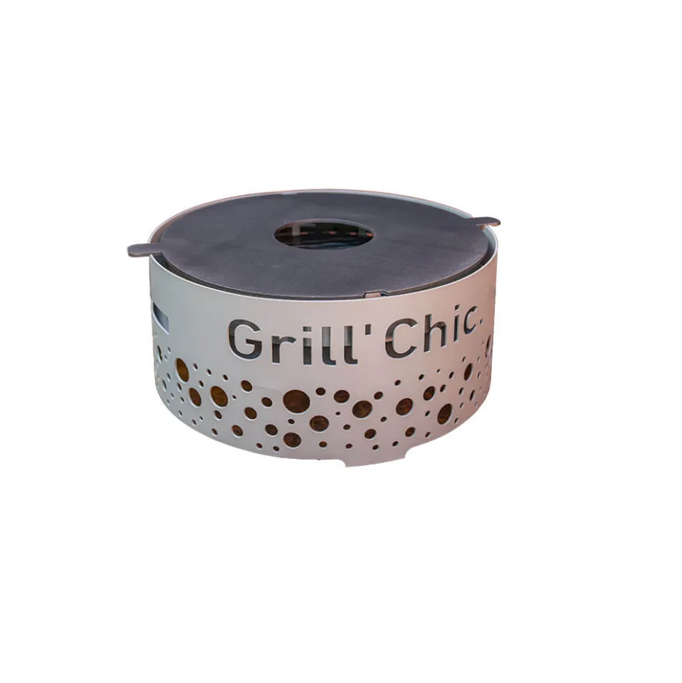 P'tit Grill Braséro de Table Aluminium - GRILL CHIC