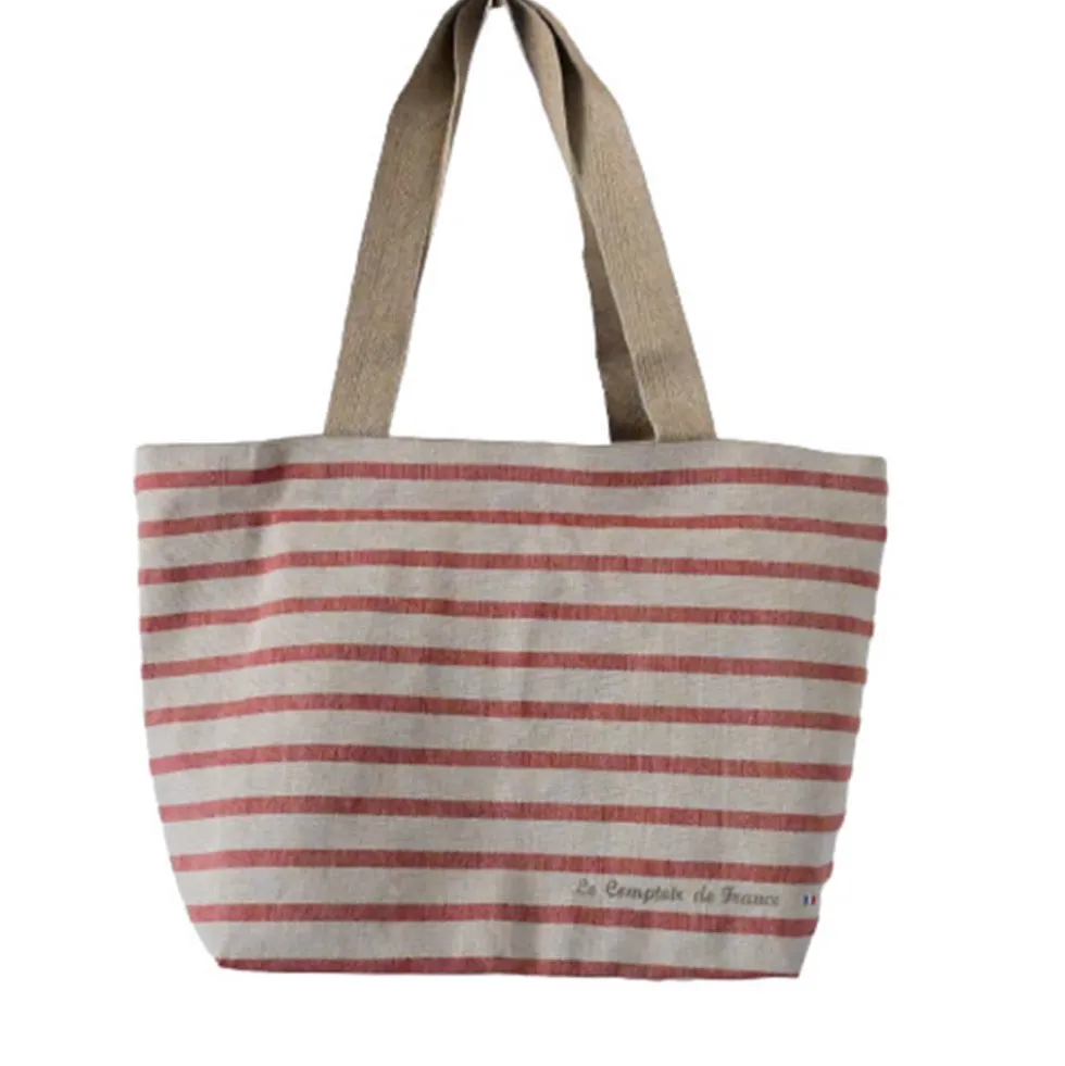 Sac Marinière Rouge en Lin - Charvet Editions