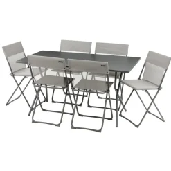 Salon de jardin Table de jardin pliante 6 chaises Balcony - LAFUMA