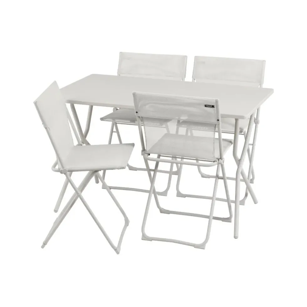 Salon de jardin Table pliante 4 chaises Balcony - LAFUMA