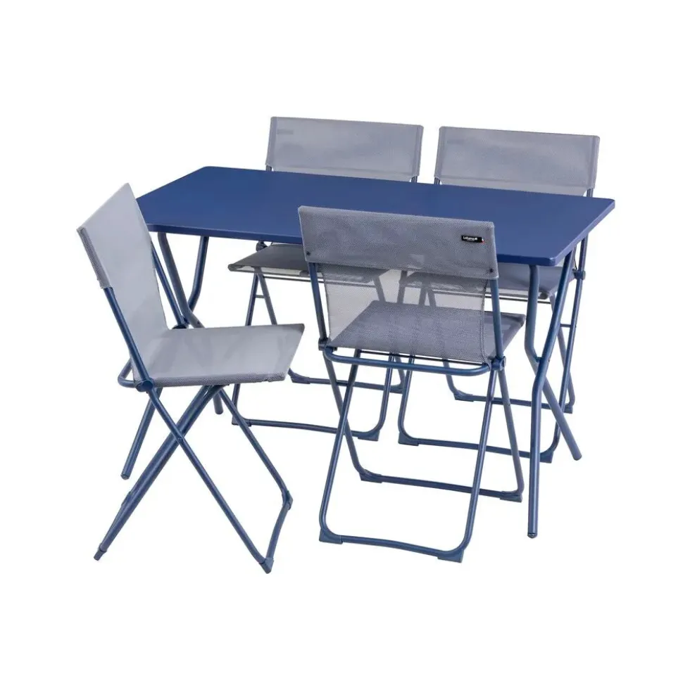 Salon de jardin Table pliante 4 chaises Balcony - LAFUMA