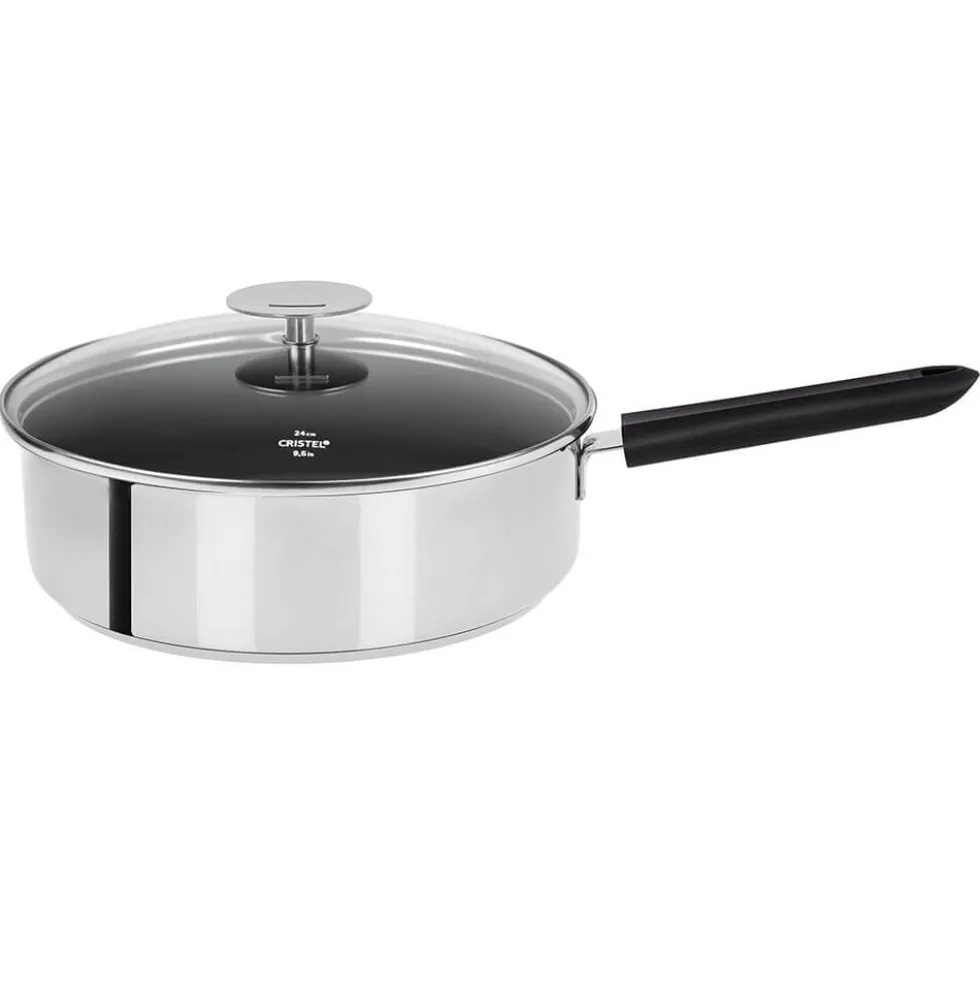 Sauteuse inox avec anti-adhésif Exceliss+ Mutine - CRISTEL