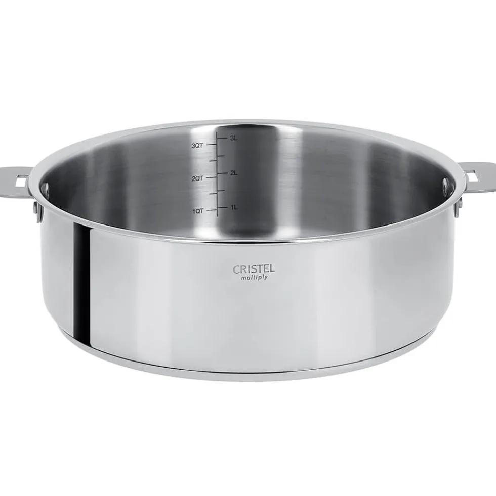 Sauteuse inox Casteline poignée amovible - CRISTEL