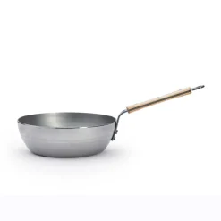 Sauteuse paysanne en acier MINERAL B BOIS 24 cm - DE BUYER