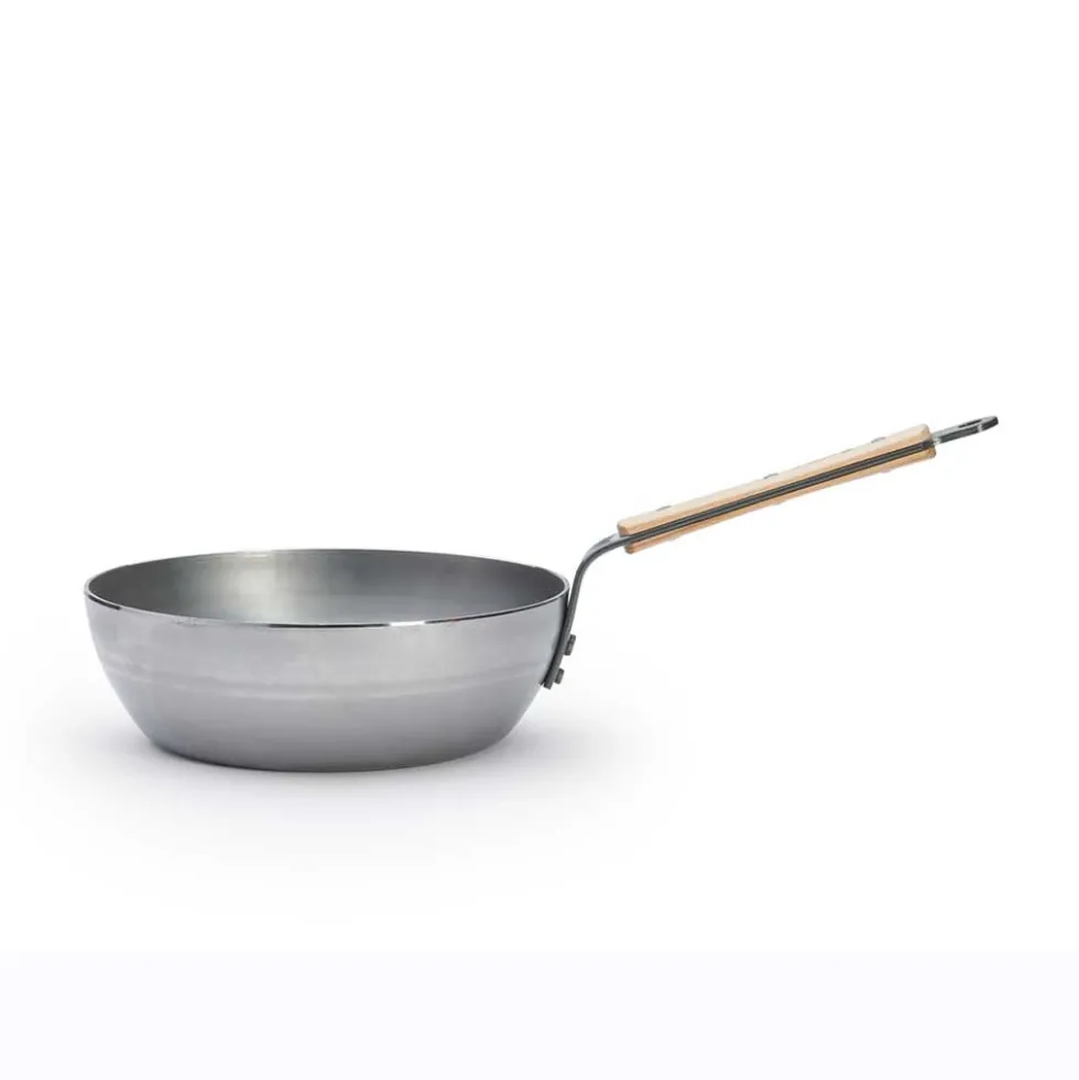Sauteuse paysanne en acier MINERAL B BOIS 24 cm - DE BUYER
