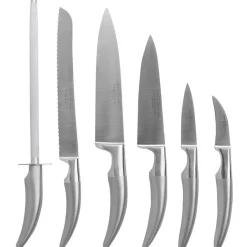 Set de 6 couteaux Styl'Ver sur support bois magnétique - GOYON-CHAZEAU