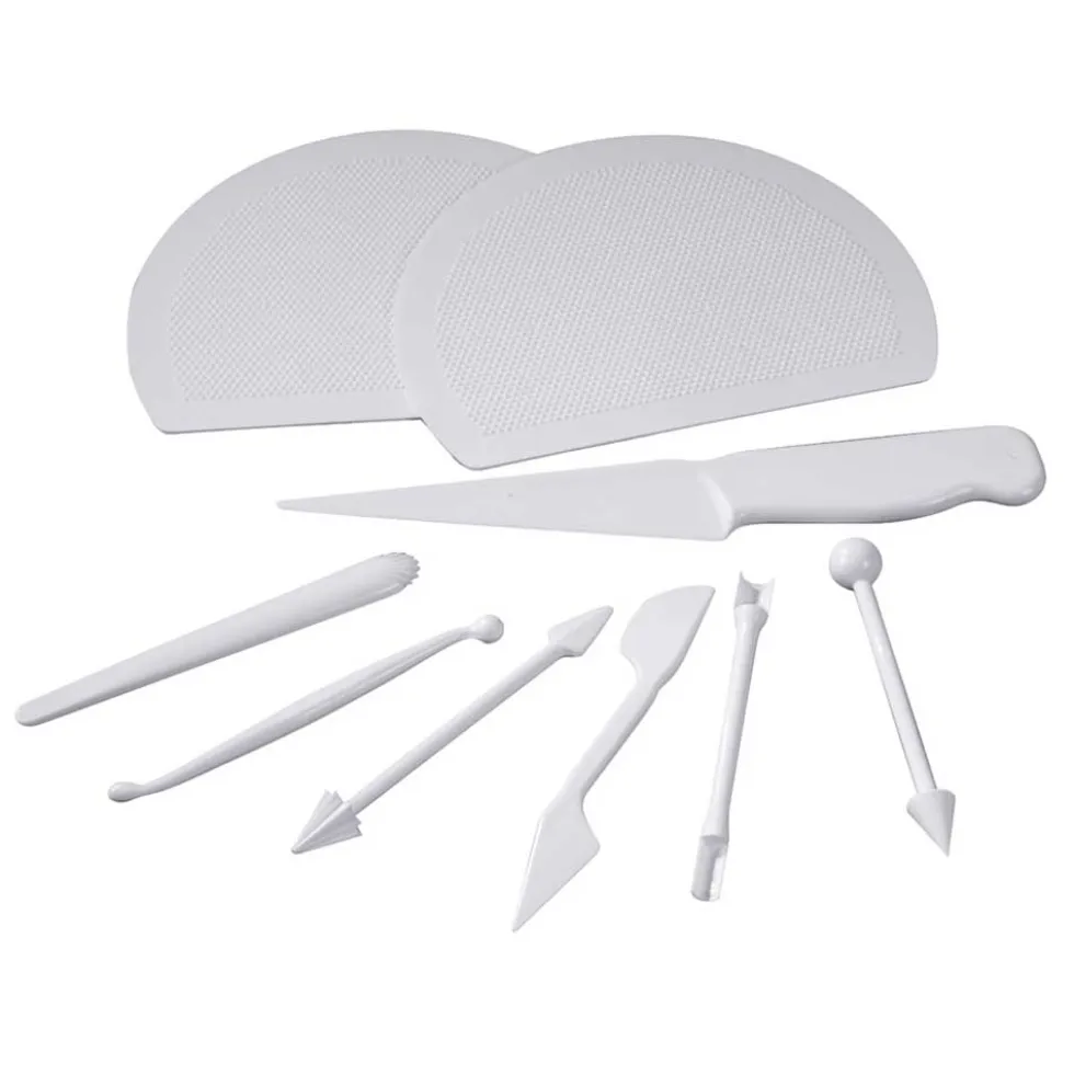 Set de 9 outils pour la pâte d'amande et pâté croûte - MATFER