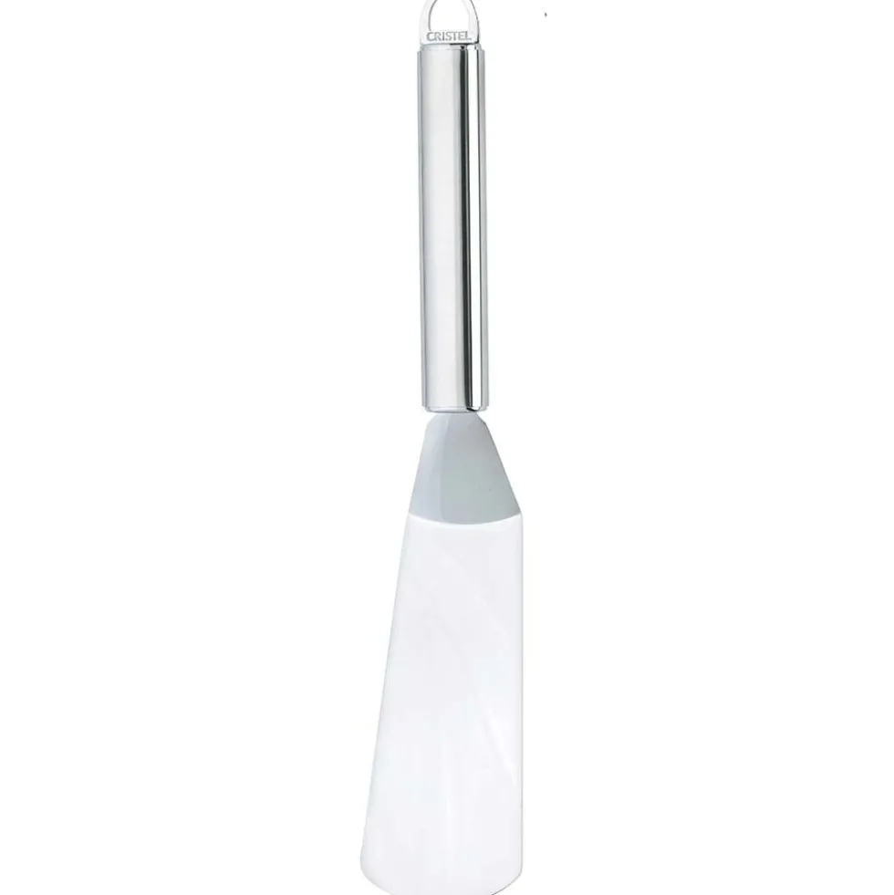 Spatule coudée large inox - CRISTEL