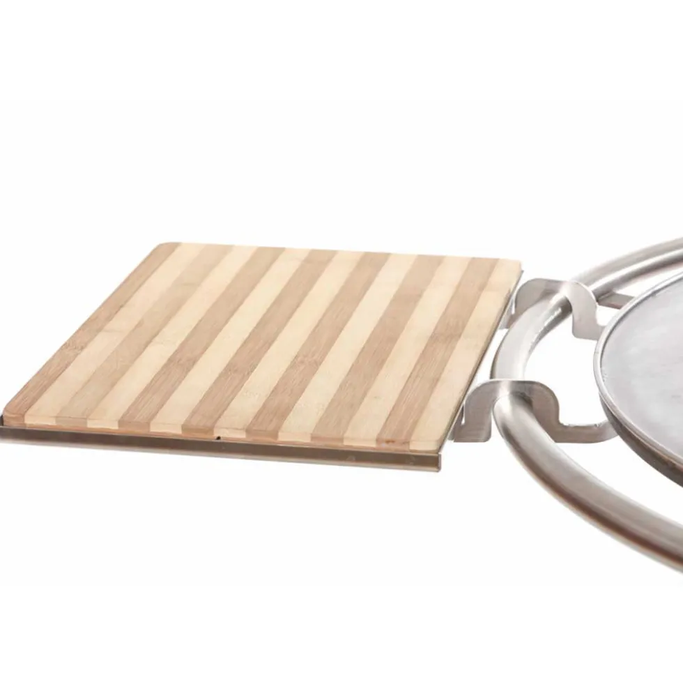 Support plancha à découper pour brasero barbecue plancha - PLANCHA TONIO