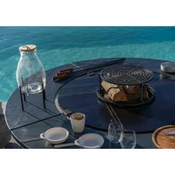Table Anneau Bois pour Brasero - GRILL CHIC