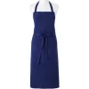 Tablier Coton Lin Bricoleur Bleu 102 x 92 cm - Charvet Editions
