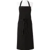 Tablier Coton Lin Maitre d'Hotel Noir 102 x 92 cm - Charvet Editions