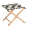Tabouret toile ADOUR Noir - ARTIGA