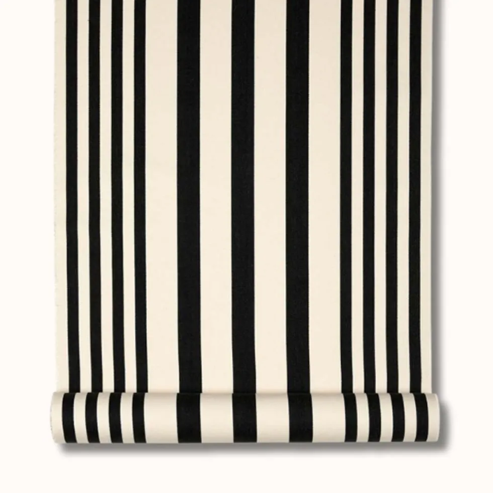Tabouret toile ADOUR Noir - ARTIGA