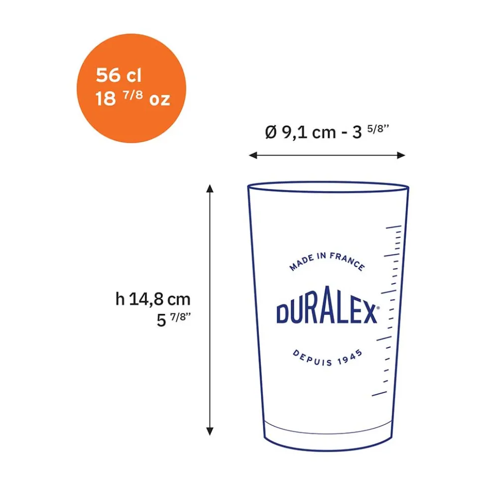Verre doseur mesureur Precisio 56 cl - DURALEX