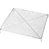 Volette tissée carrée - inox - 26 x 26 x 3 cm - GOBEL