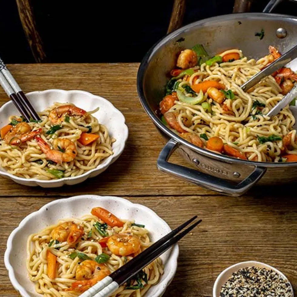 Wok Inox Castel'Pro anses fixes - CRISTEL